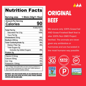 Chomps Variety Trial Pack  Grass Fed and Free Range Beef & Turkey Sticks  8 Flavor Pack - Keto  Paleo  Whole30