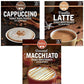 Cafe Tastle Cappuccino, Vanilla Latte, Caramel Macchiato, 30 Piece Assortment