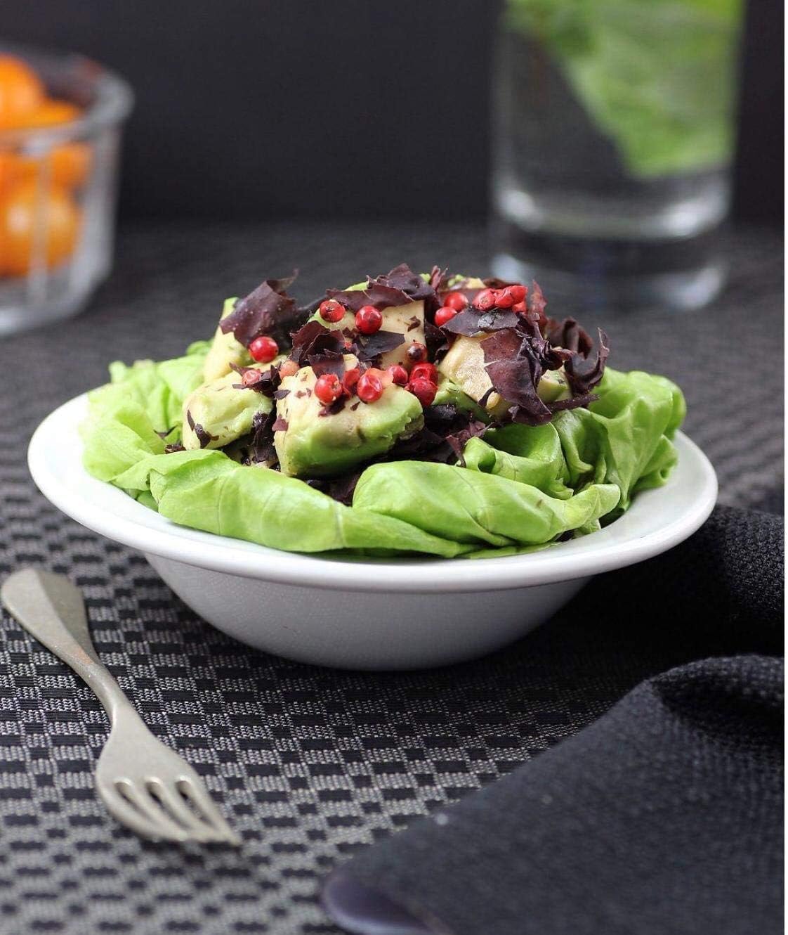 Aqua Veggies Organic Atlantic Dulse Whole Leaf - Hand-Harvested & Sun-Dried From Bay Of Fundy - Rich In Iodine, B6, B12, Iron, P