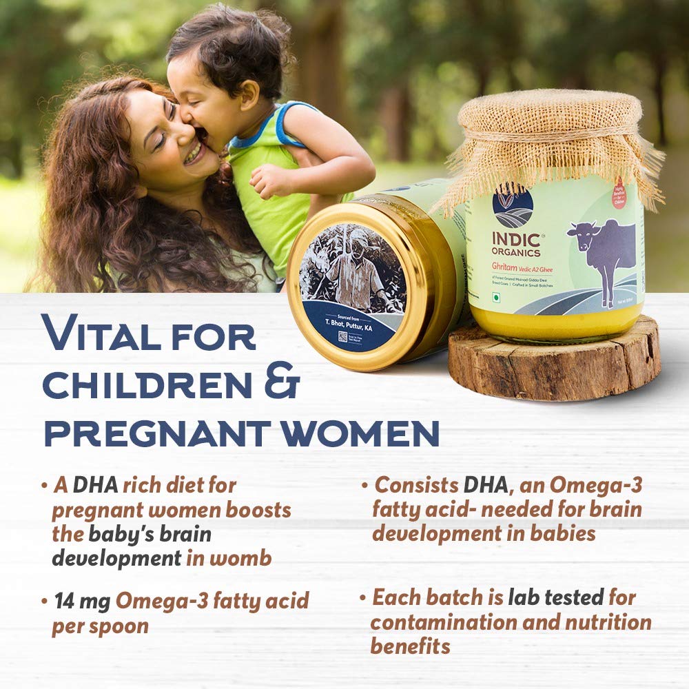 Indic Organics Forest Grazing Rare Malnad Gidda Desi Cows A2 Ghee From Western Ghats Of Karnataka Ayurvedic & Medicinal Bilona G