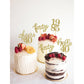 24 Pcs Glitter 40Th Birthday Cupcake Toppers For Celebrating Forty Years Old Birthday Party Decorations (Gold New)