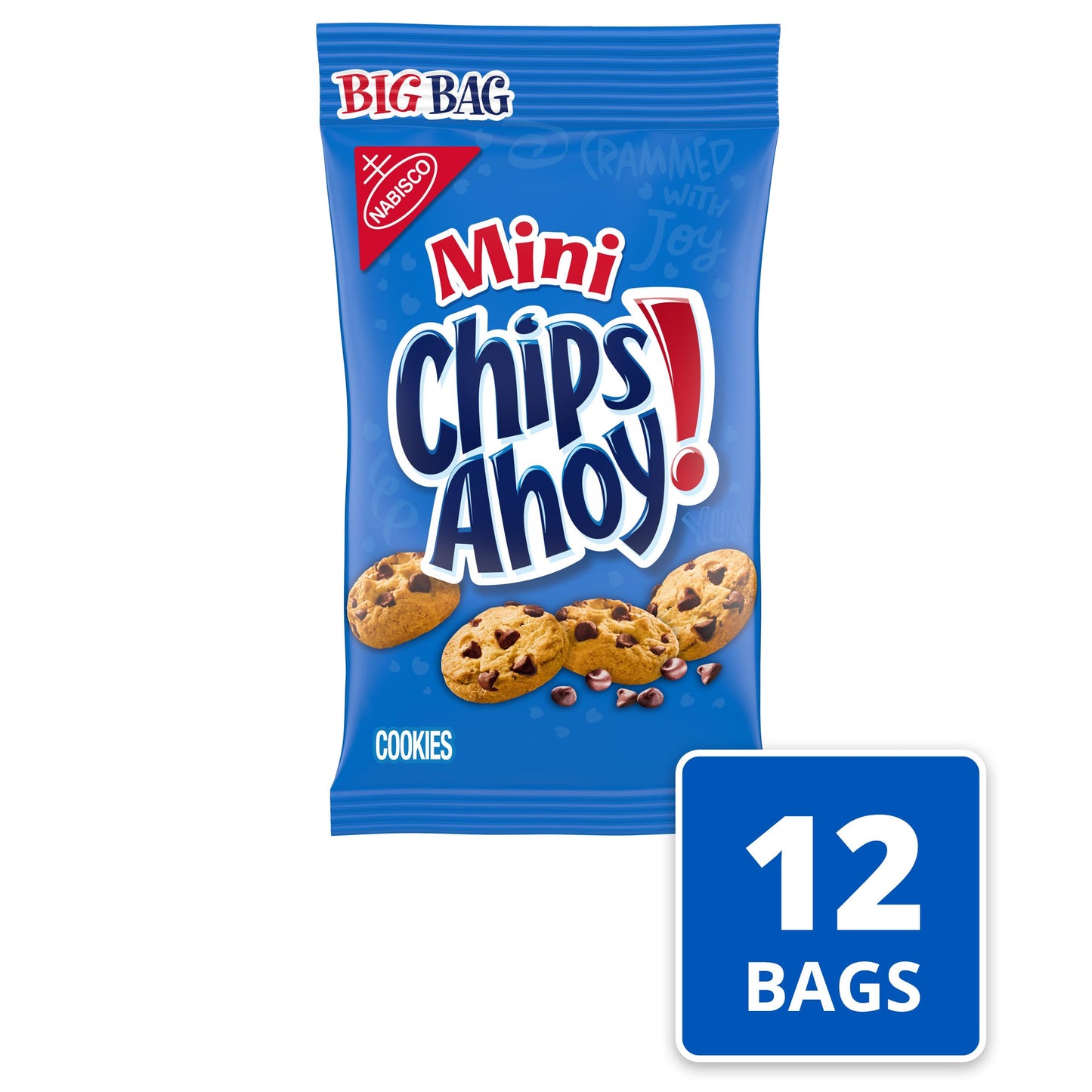 Chips Ahoy! Mini Original Chocolate Chip Cookies, 12 - 3 Oz Big Bags