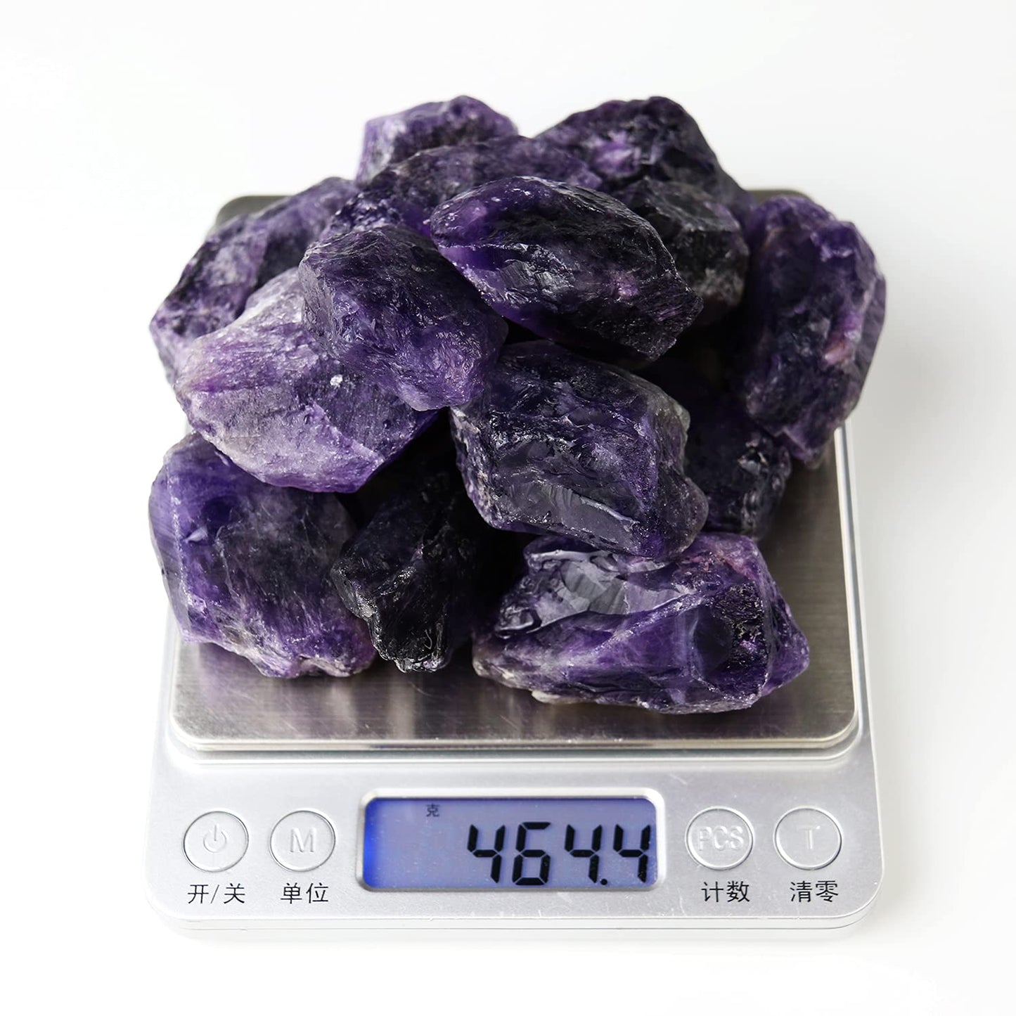 Nvzi Amethyst Crystals, Raw Crystals Bulk, Gem Stones Rocks Crystals, Tumbled Stones And Crystals Bulk, Rock Collection, Chakra