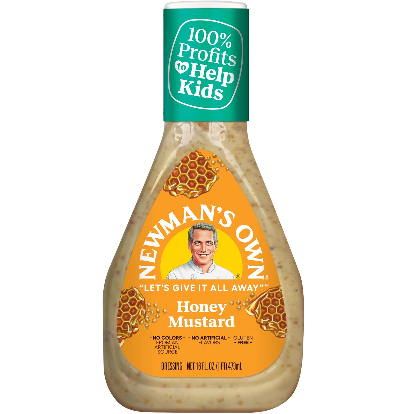 Newman'S Own Honey Mustard Salad Dressing, 16 Oz
