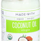 Made With Organic Oil Coconut Virgin, 14 Oz
