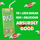 PLEZi Fruit Juice Boxes For Kids, Apple Splash - Low Sugar Drinks with Dietary Fiber, Healthy Vitamin C, and Potassium Electroly