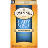 Twinings Decaffeinated Lady Grey Black Tea Individually Wrapped Bags, 20 Count (Pack Of 1), Orange Peel & Lemon Peel, Enjoy Hot Or Iced | Packaging May Vary