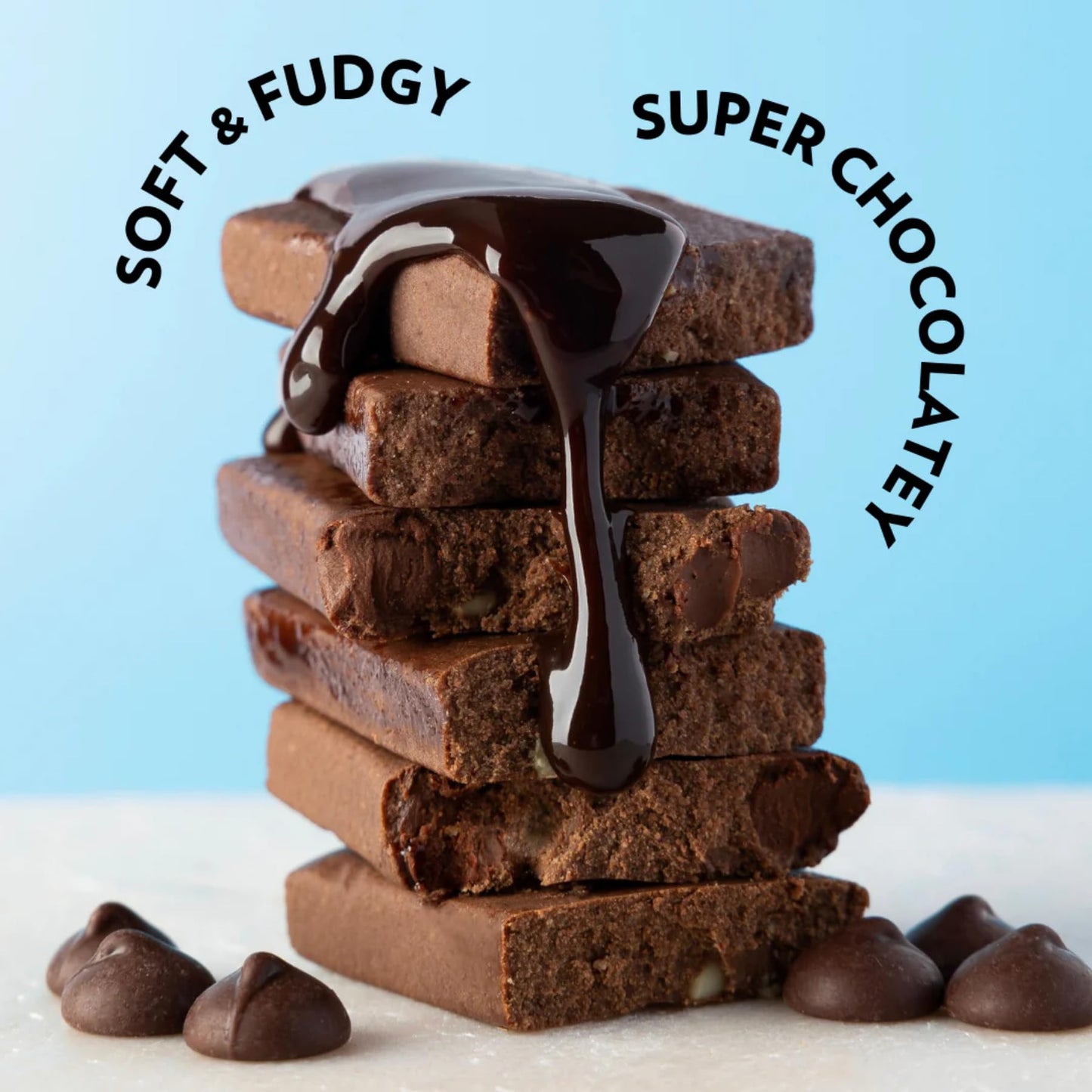 B.T.R Nation Keto Superfood Protein Bars, Plant Based Vegan - Brownie RECHARGE | 12 Bars | Low Carb and Gluten Free, Free of Sug