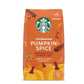 Starbucks Ground Coffee, Pumpkin Spice Naturally Flavored Coffee, 100% Arabica, Limited Edition, 1 Bag (17 Oz)