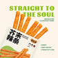 Spicy Strips - (Mustard Flavor) Spicy Gluten Latiao, Chinese Special Casual Snack Food, Made From Wheat/Chili/Spice, Low Sugar A