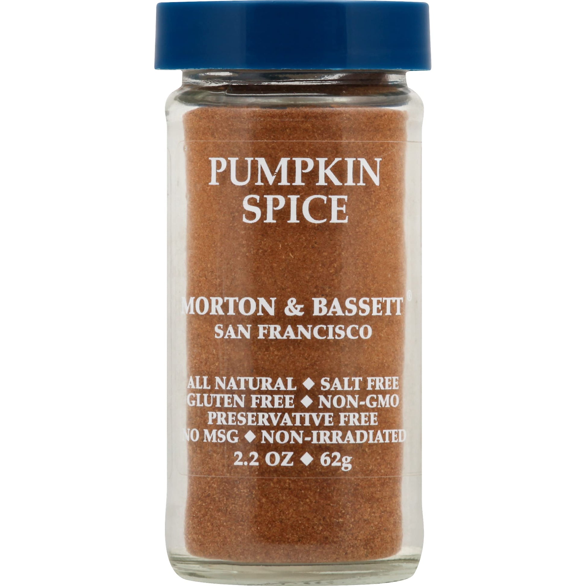 Morton & Bassett Pumpkin Spice Seasoning Blend, Salt-Free, Non-GMO, 2.2 oz