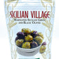 Sicilian Village Marinated Green and Black Olives  7 Ounce