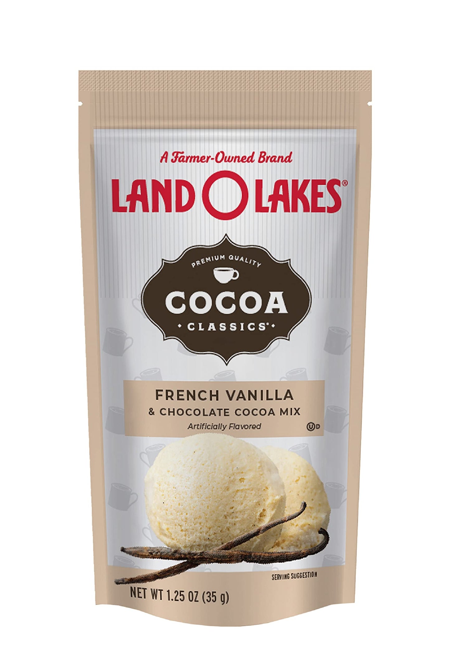 FUAUFAS Land Lakes Cocoa Variety Pack - 34 Count, Assorted Flavors, 1.25 oz Each, Total 42.5 oz
