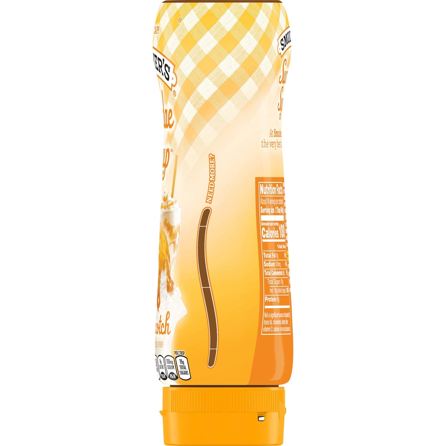 Smuckers Sundae Syrup Butterscotch Flavored Syrup, 20 Ounces
