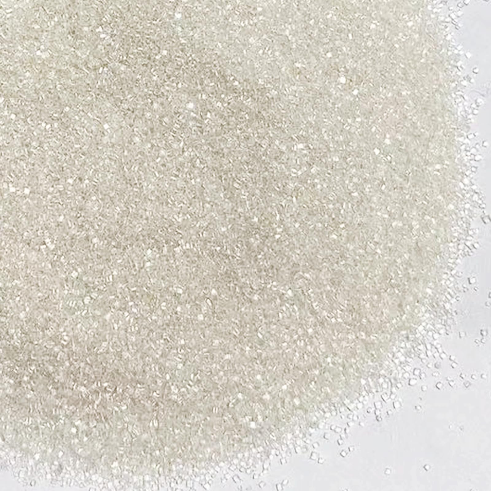 PhilaeEC White Sanding Sugar Edible Sparkling Crystals for Baking Cake Decoration Cookie Ice Cream Cupcake Toppers Wedding Party