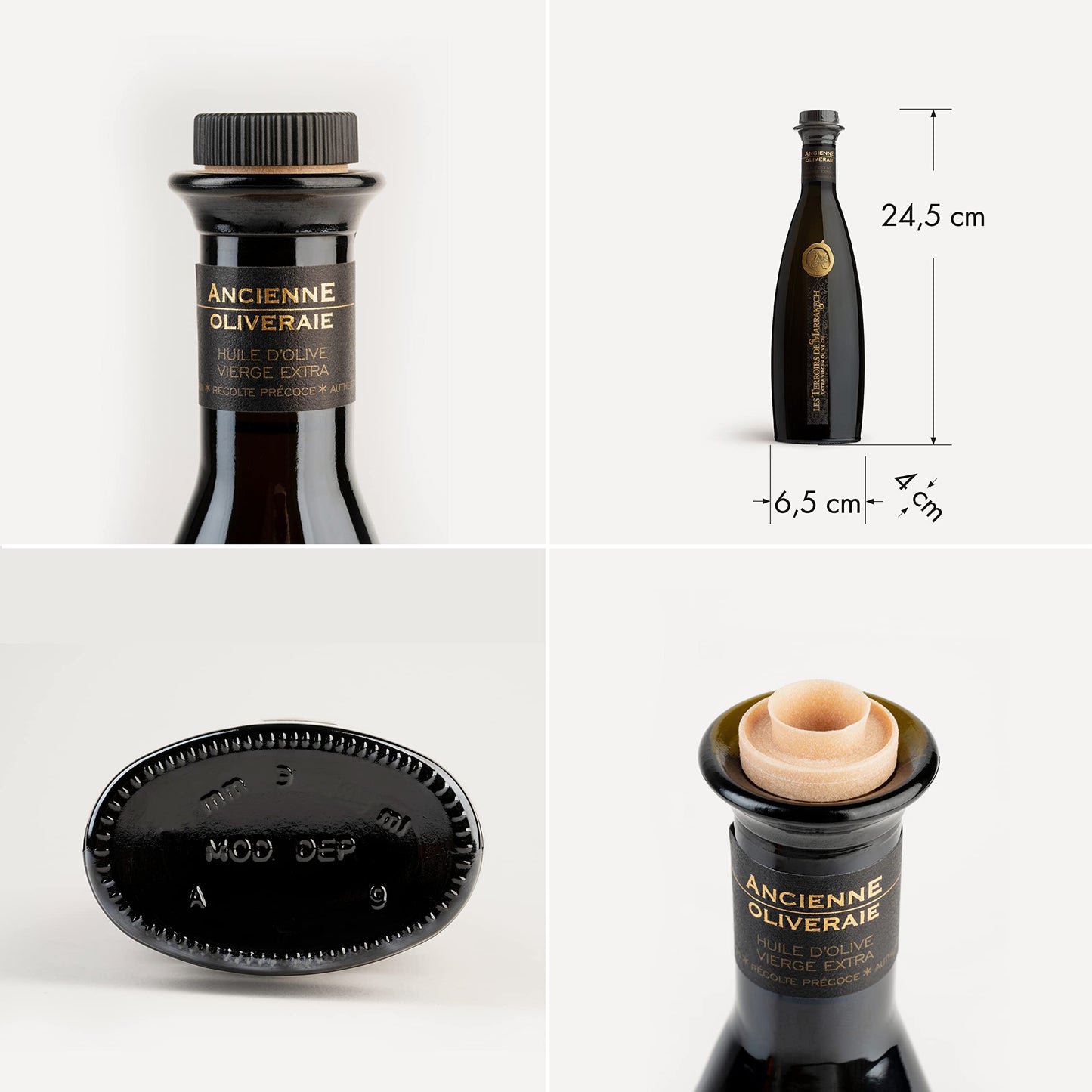 Les Terroirs De Marrakech Extra Virgin Olive Oil, Polyphenol Rich Olive Oil, Moroccan Cold Pressed Evoo Oil, Keto Organic Olive Oil, Usda Certified, Award Winning, Carbon Neutral, 8.5Fl Oz. Bottle