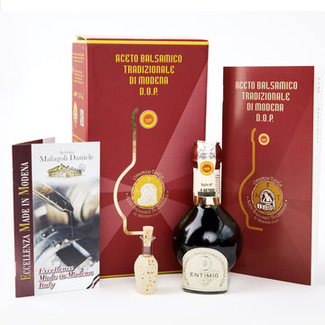 Entimio Affinato - DOP Aged 12+ Years Traditional Modena Balsamic Vinegar from Modena, Italy - Authentic from Small Family Produ