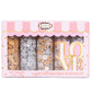 Confect Christmas Sprinkles - Edible Grey, Gold & White Star, Pearl & Flower Mix - 5 Oz Holiday Cake & Cupcake Decorations
