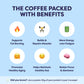 French Vanilla Protein Iced Coffee - enhanced Whey Protein & Instant Iced Coffees - 100% Natural Cold Brew - Zero Artificial Flavors & Sweeteners  80 mg Caffeine  No Added Sugar  20 Servings