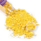 Cobakey Yellow Pearl Sprinkles For Cake Decorations 3.52 Ounce Edible Pearl Sugar Sprinkles For Cupcake Toppers Wedding Party Va
