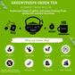 Greenypeeps Organic Green Tea Bags - Refreshing And Mellow Flavor - Pure Green Tea From Tender Top Leaves - Net Carbon Negative