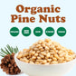 Food To Live Organic Pine Nuts, 4 Pounds - Non-Gmo, Whole Raw Pignolias, Unsalted, No Shell, Vegan, Kosher, Bulk Snack. Rich In