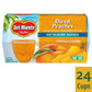 Del Monte No Sugar Added Diced Peaches Fruit Cup Snacks, 3.75 oz Cup (Pack of 24 Cups)