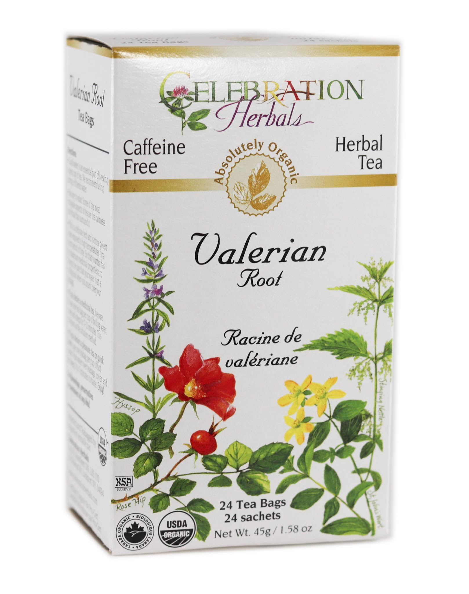 Celebration Herbals Valerian Root Tea - 24 Count, Multicolored, Model 275188
