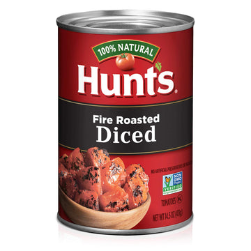 Hunt's Fire Roasted Diced Tomatoes, Keto Friendly, 14.5 oz