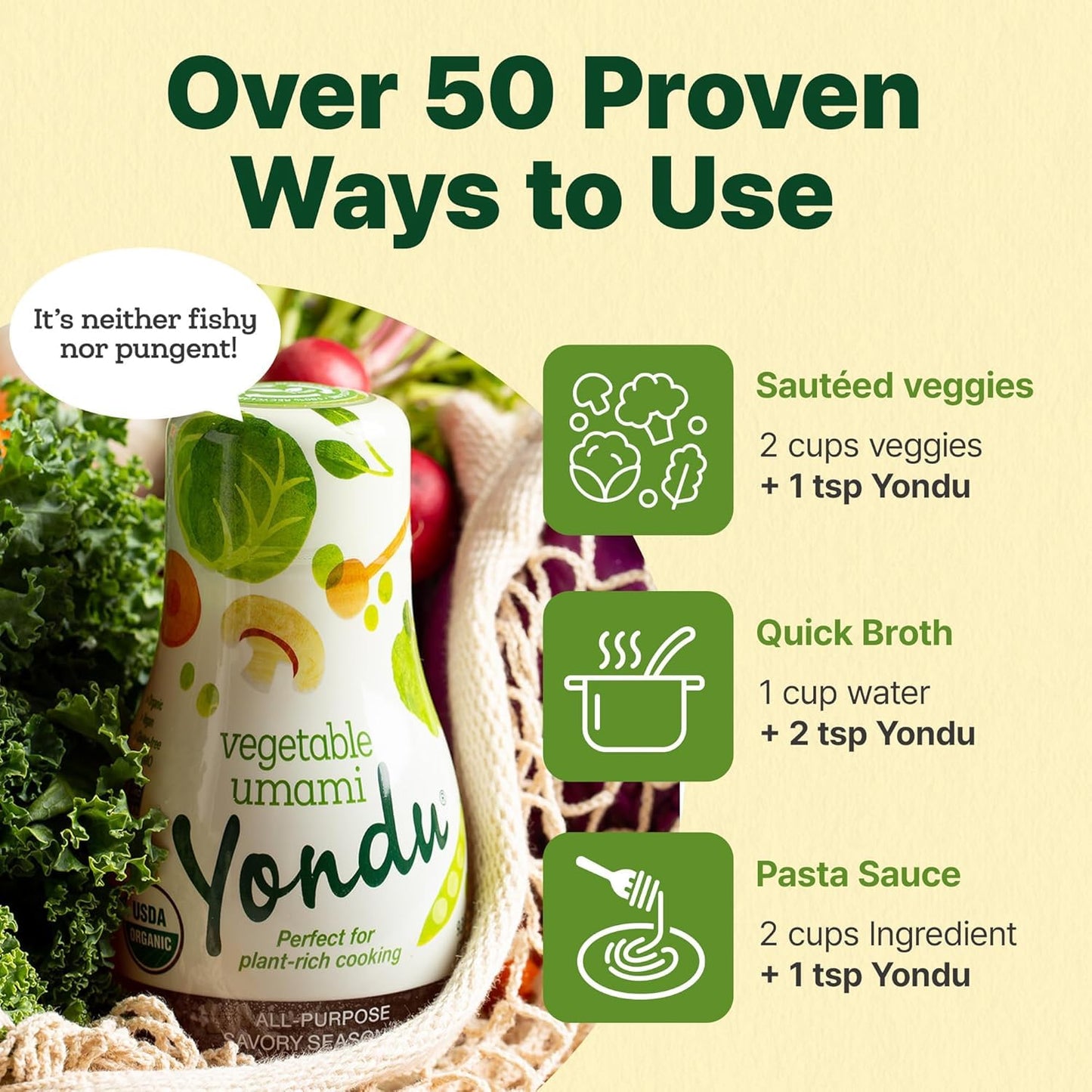 Yondu Vegetable Umami Seasoning Sauce – All-Purpose Flavor Boost – 9.3 Fl Oz