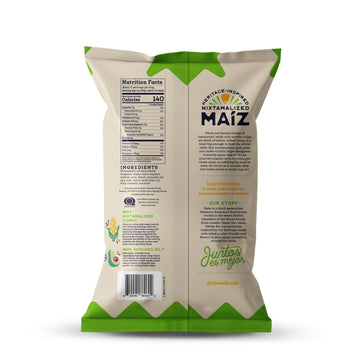 Siete Maiz Totopos Corn Tortilla Chips | Lime | Gluten Free | Vegan Snacks | Non Gmo & Organic Corn Chip | Made With Avocado Oil