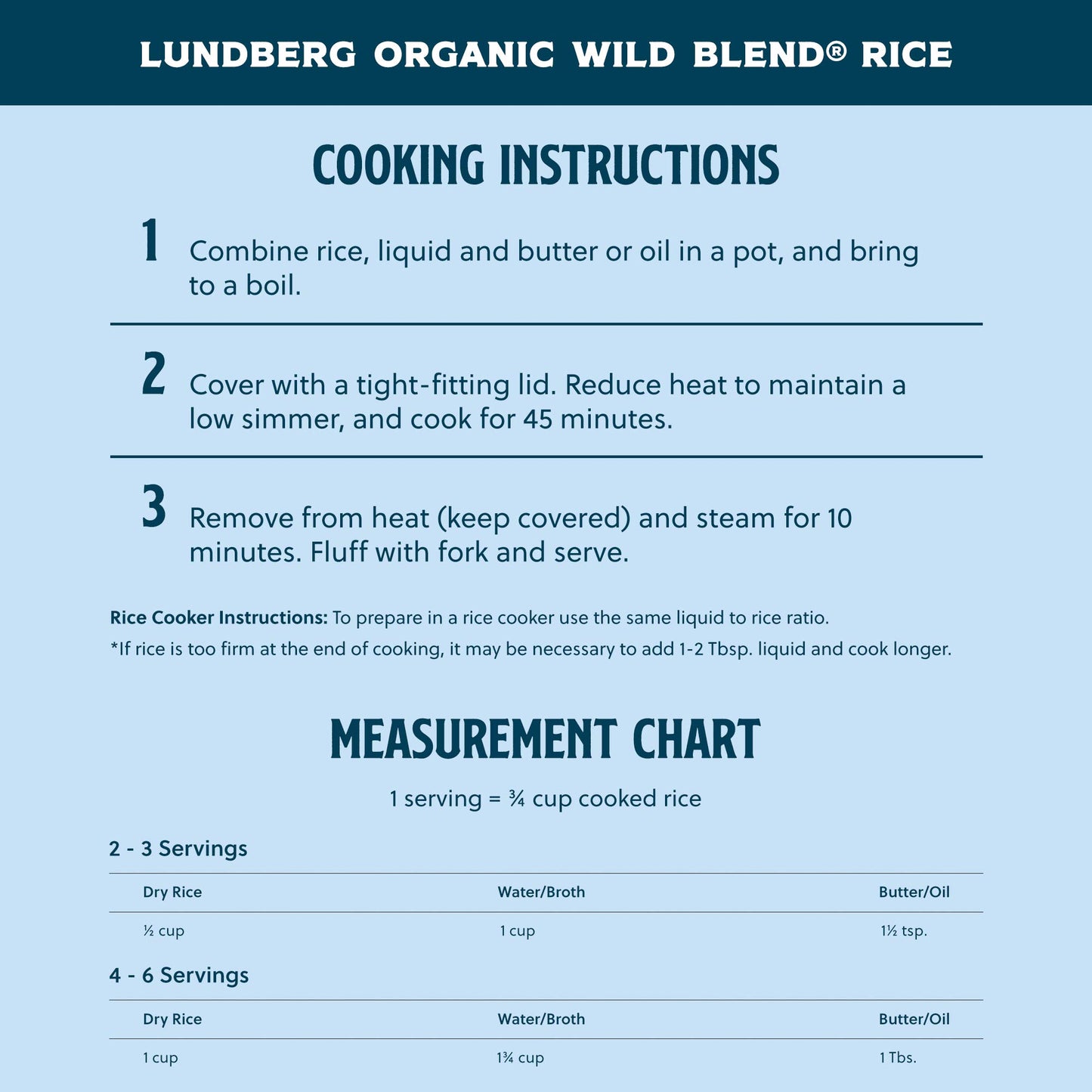 Lundberg Farms Wild Blend Rice (1X25Lb)