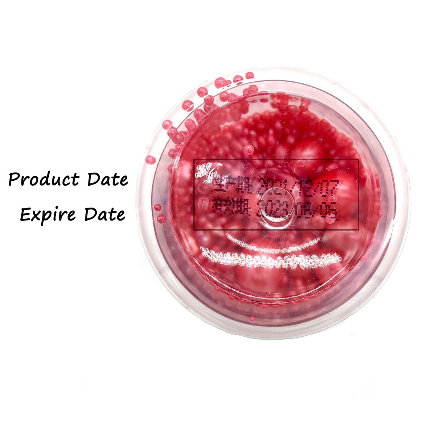 Weraru Edible Red Pearl Sugar Sprinkles Candy Mixing Size Baking Edible Cake Decorations Cupcake Toppers Cookie Decorating Celeb