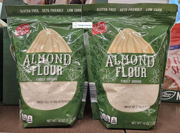 Bakers Corner Almond Flour Finely Ground Gluten Free 16oz 454g (Two Bags)