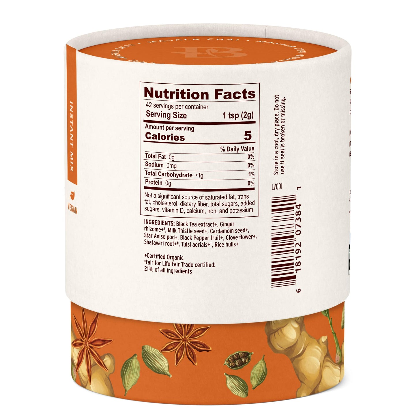 Banyan Botanicals Masala Chai - Organic Masala Chai Tea With Assam Black Tea And Adaptogenic Herbs - Moderately Caffeinated Tea