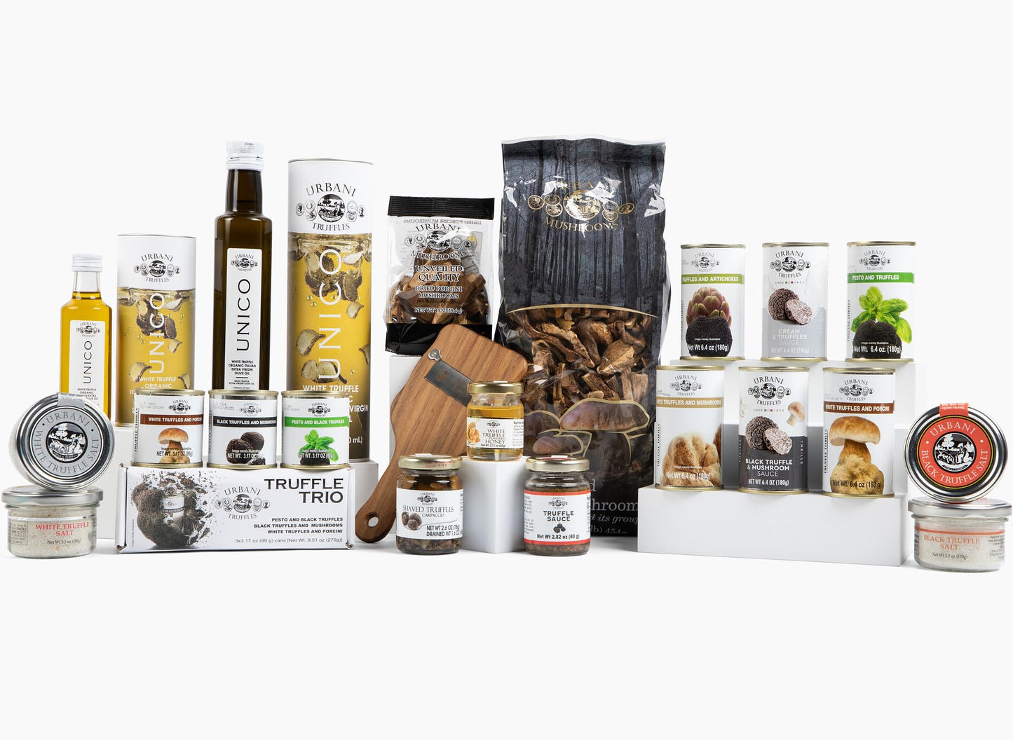 Urbani Truffles White Truffles & Porcini Sauce 180G (6.4Oz) - Italian Gourmet Truffle Sauce For Pasta, Risotto, And Meats, All-N