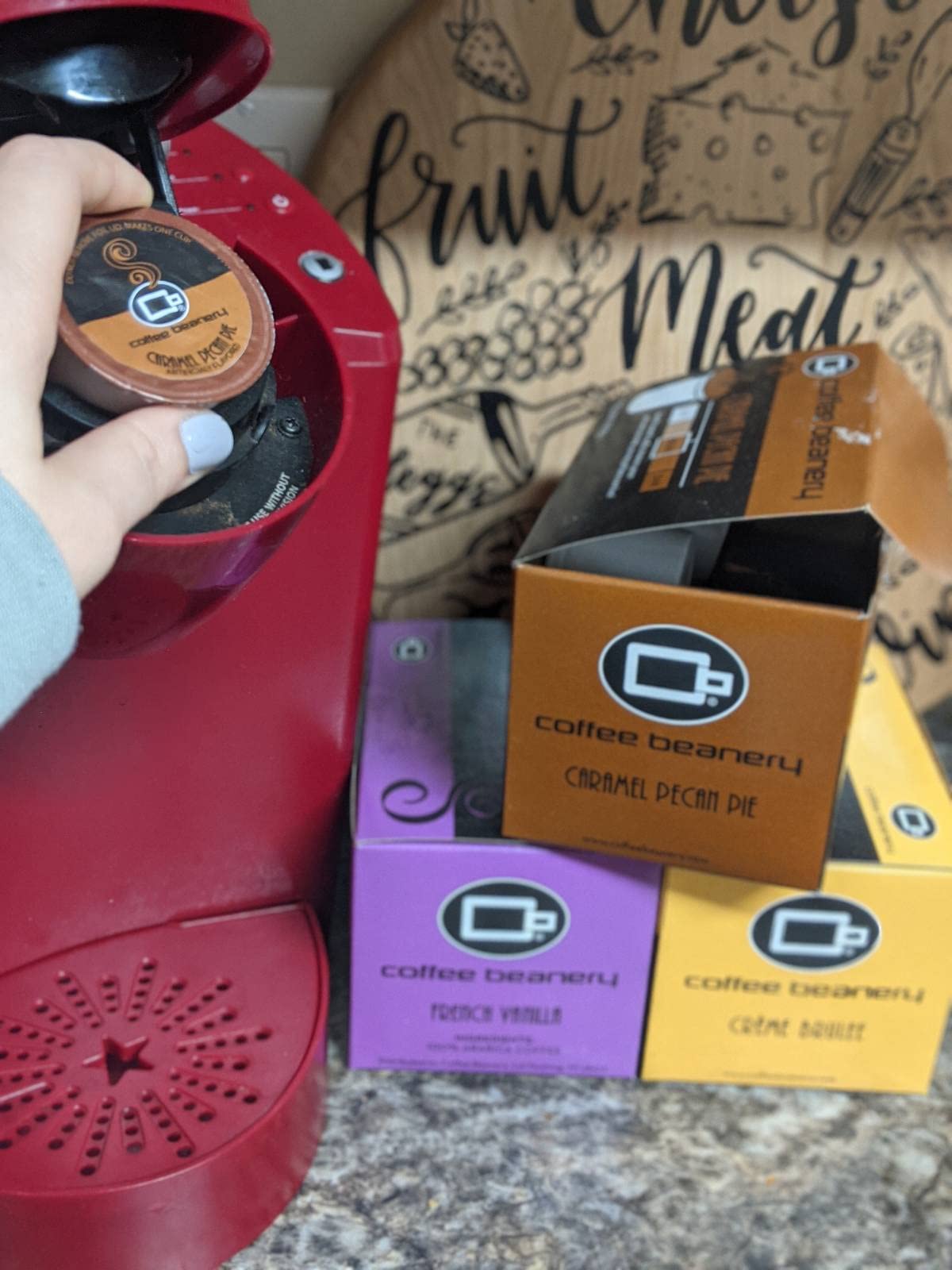 Coffee Beanery Vanilla Bean Decaf Coffee Pods, Medium Roast, 192ct Pack
