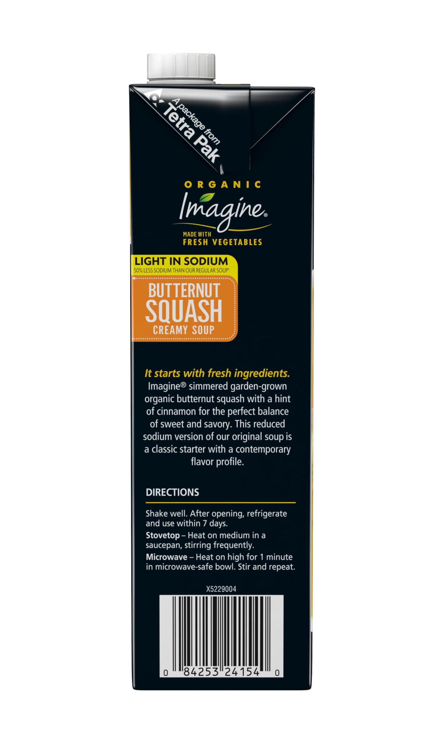 Imagine Foods - Soup Creamy Btrnt Sq Ls - Case Of 6-32 Fz