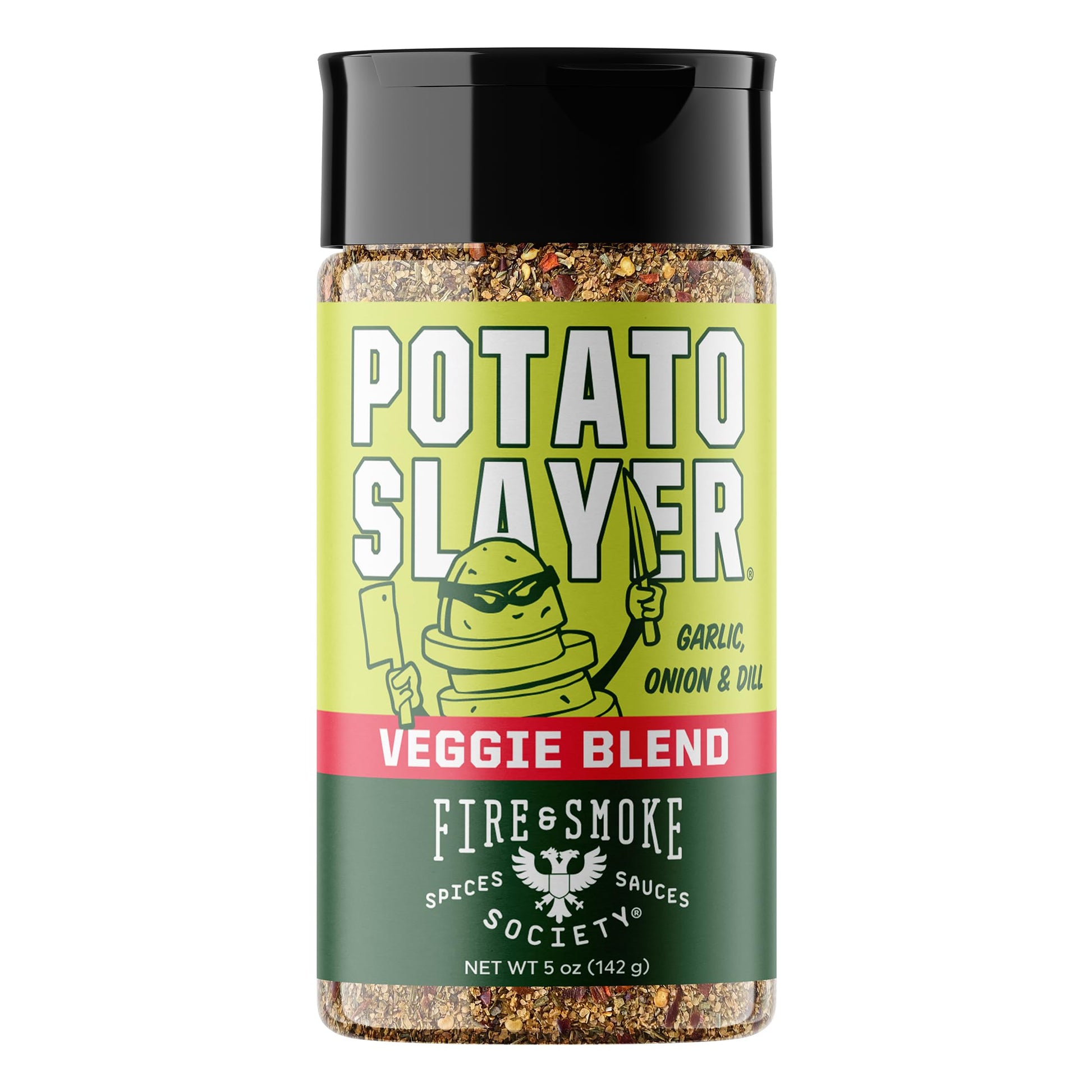 Fire & Smoke Society Potato Slayer Vegetable Seasoning | BBQ Rubs for Grilling | Potato, French Fry Seasoning | Mix Blend Rub Po