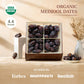 Laumiere Gourmet Fruits - Organic Jumbo Medjool Dates - Halal - 4.4 Lbs - Hygienic Tray Pack - Sealed With Nitrogen - Produced A