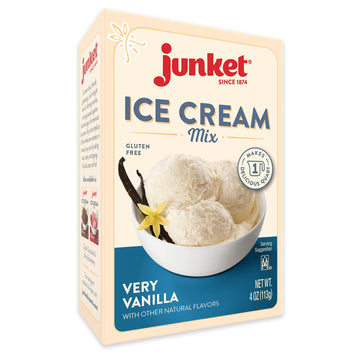 Junket Ice Cream Mix Very Vanilla, 4 Ounce (Pack Of 1)