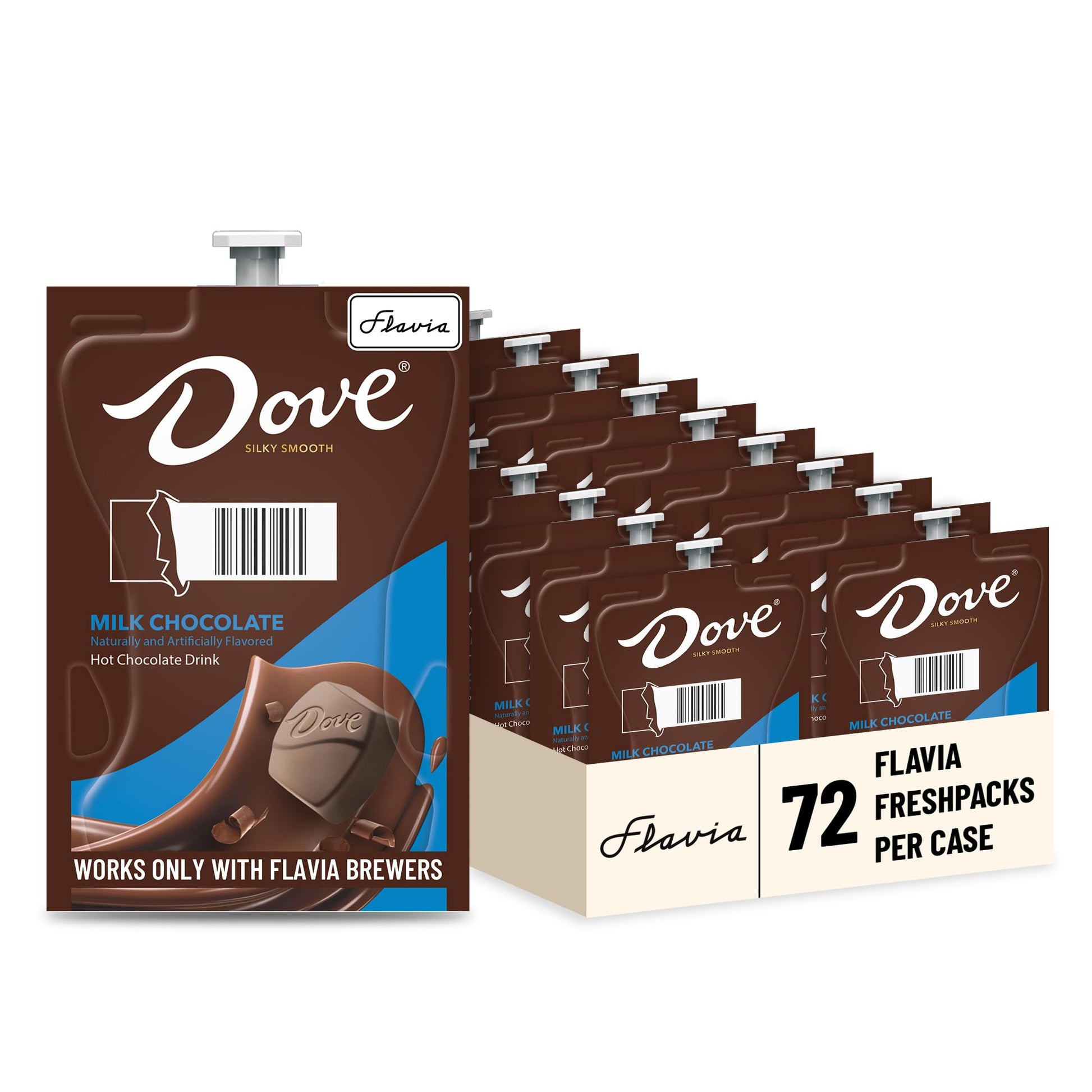 Flavia Hot Chocolate Freshpacks for Flavia Brewers, 0.66 Ounce (Pack of 72), Model A117