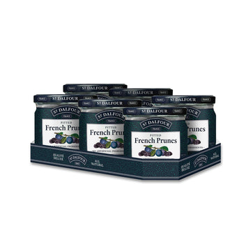 St. Dalfour Pitted French Prunes - 7Oz - All-Natural, No Sulfites, Preservatives Or Artificial Ingredients - Made In France - Pack Of 6