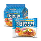 Paldo Fun & Yum Bibim Men Instant Cold Noodles, Pack Of 5, Brothless Cold Ramen With Sweet & Spicy Seasoning Sauce, Oriental Sty