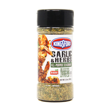 Kingsford Badia Garlic & Herbs All-Purpose Seasoning 2.5 oz (Pack of 1)