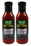 Quaker Steak And Lube Louisiana Lickers Wing Sauce - Two 12 Ounce Bottles Of Quaker Steak & Lube Louisiana Lickers Chicken Wing