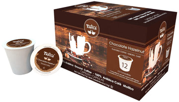 Cafe Tastlé Chocolate Hazelnut Single Serve Coffee, 12 Count