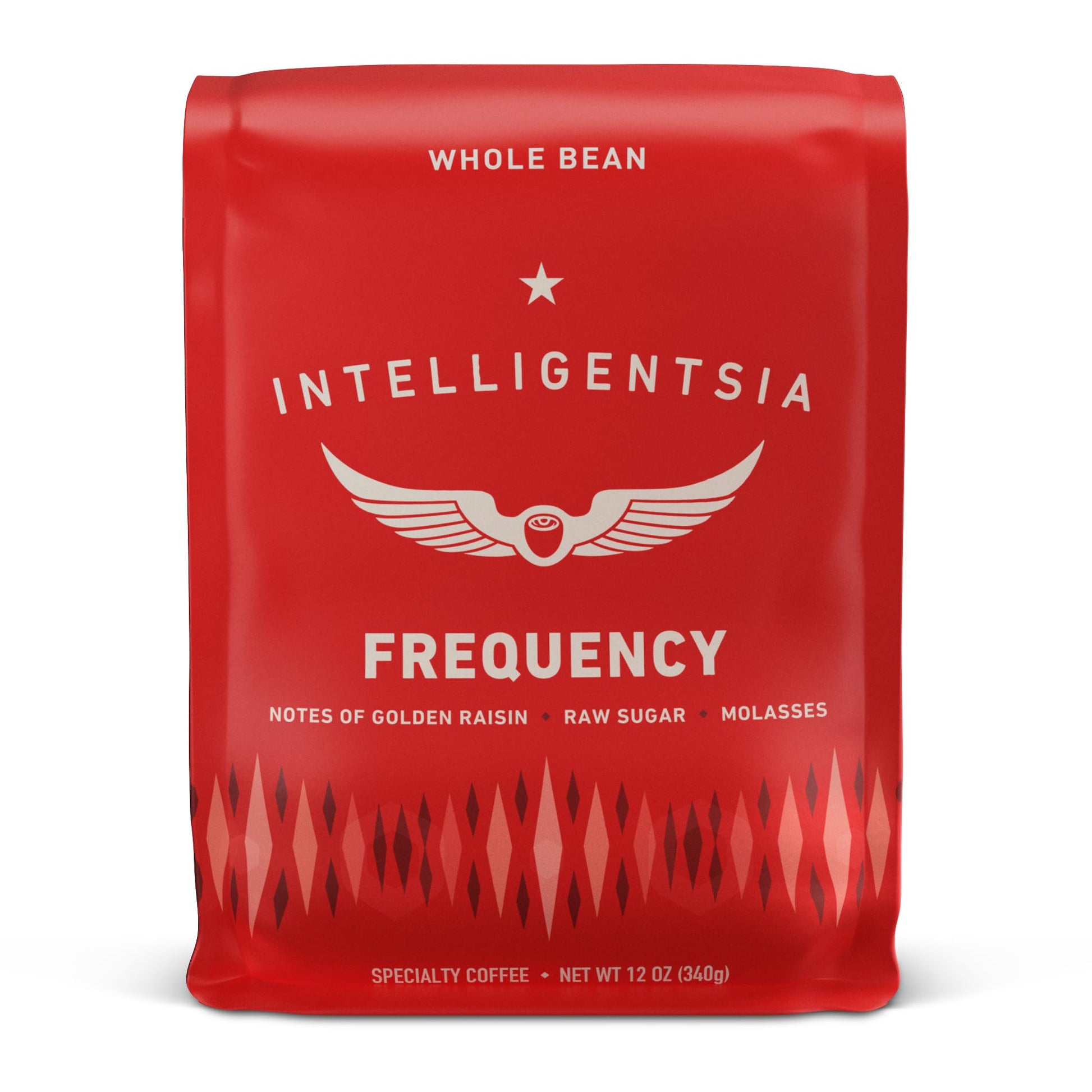 Intelligentsia Coffee, Medium Roast Whole Bean Coffee - Frequency Blend 12 Ounce Bag With Flavor Notes Of Golden Raisin, Raw Sugar And Molasses