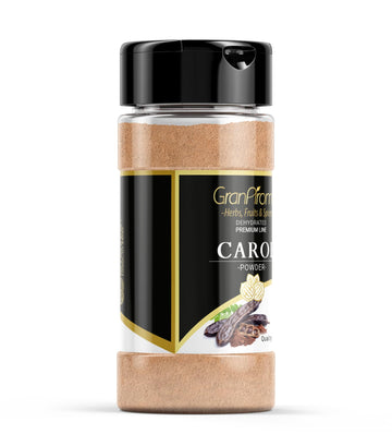 GranAroma Carob Powder, Baked Goods, Smoothies & Shakes (4 Ounce)