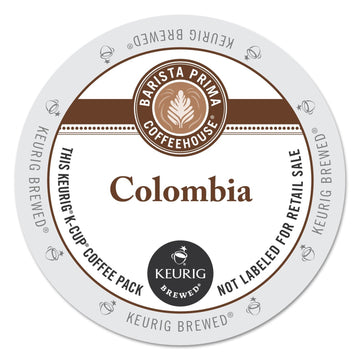 Barista Prima Coffeehouse 6613Ct Colombia K-Cups Coffee Pack